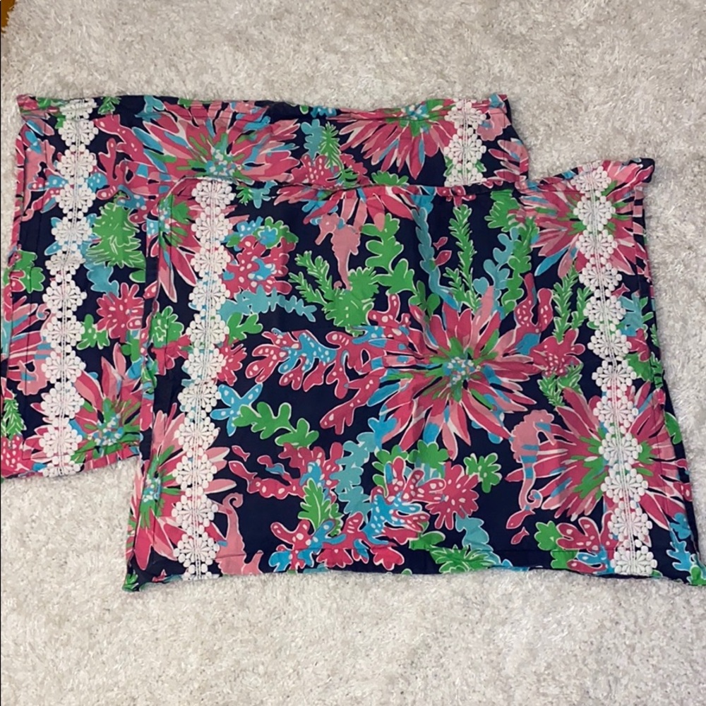 Lilly Pulitzer Pillow Cases (2)